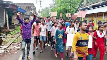 Locals protest rally demanding justice