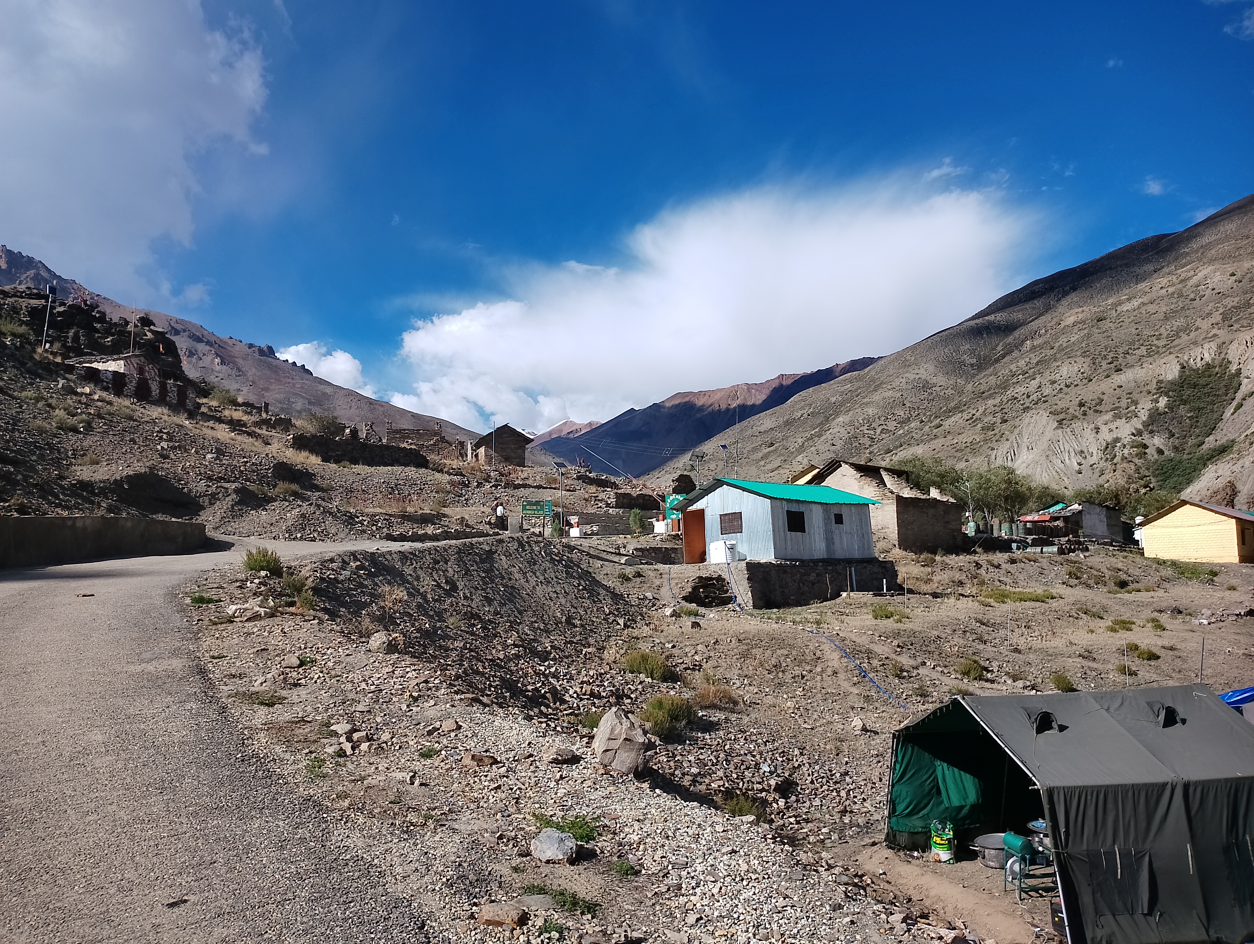 Mobile facility in Nelang village