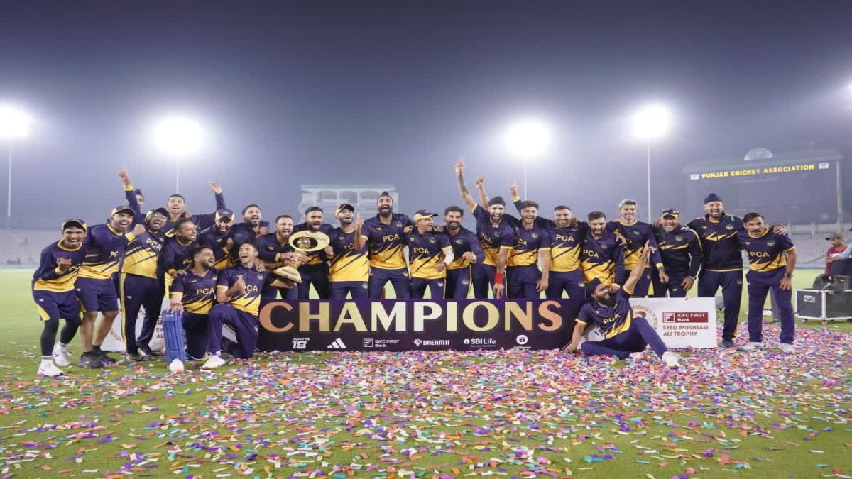 Syed Mushtaq Ali Trophy 2023 Champions Punjab