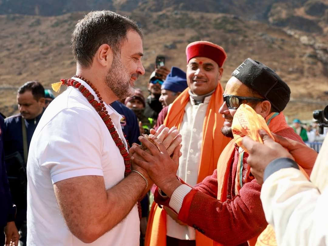 Rahul Gandhi Kedarnath visit