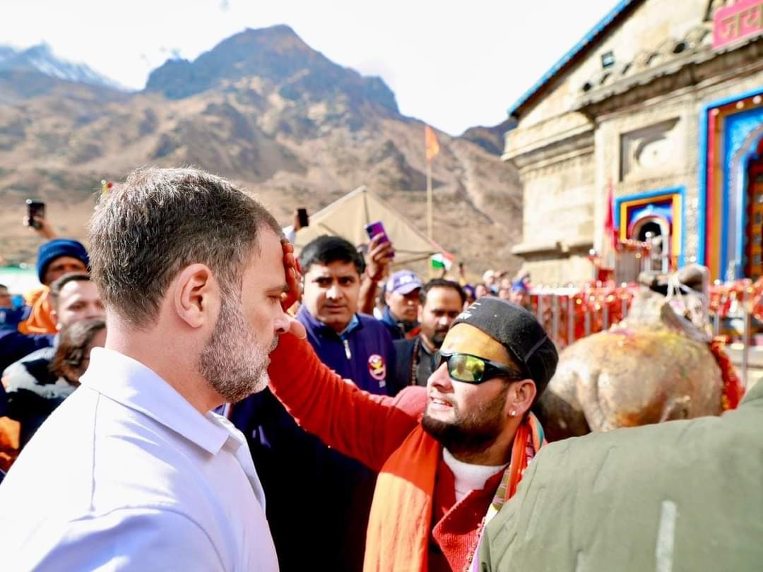 Rahul Gandhi Kedarnath visit