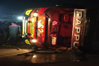 Many injured in bus accident in Ranchi