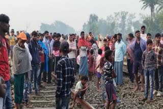 Godda Student dies in train accident