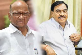 Sharad Pawar meet Eknath Khadse