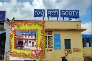 Gooty  Railway Station Cake Cutting