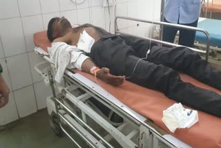 A farmer was shot bullet during police firing practice in the vijarkhi area of jamnagar