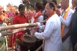 JP Nadda in Raigarh