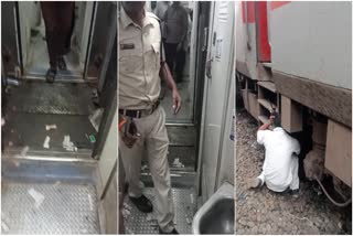 Firecrackers Fire In Tirumala Express Train