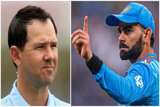 ricky ponting and virat kohli