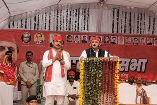 Akhilesh Yadav targets bjp and congress