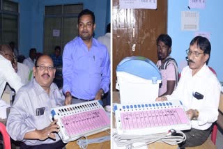 EVM Commissioning process started in Bilaspur