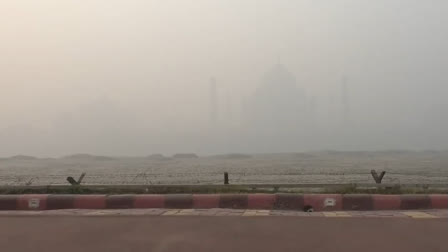 Delhi, NCR air pollution: Setback for tourists as thick haze envelops Taj Mahal