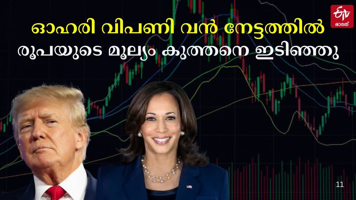 2024 US ELECTION RESULT  INDIAN STOCK MARKET  ഓഹരി വിപണി  INDIAN RUPEE US DOLLAR