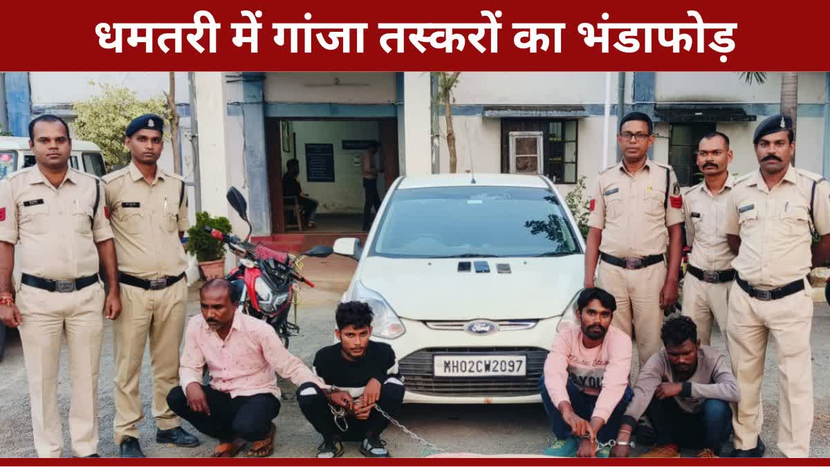 Ganja Smuggling in Dhamtari