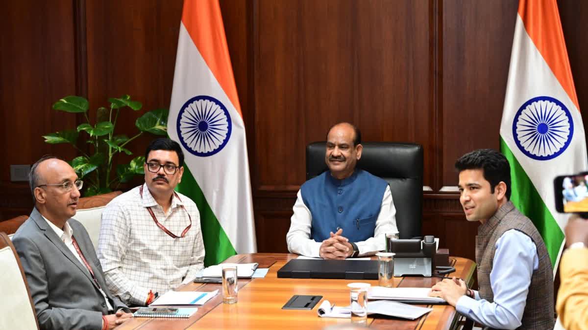 ENVIRONMENT MINISTRY,  LOK SABHA SPEAKER HOLDS A MEETING