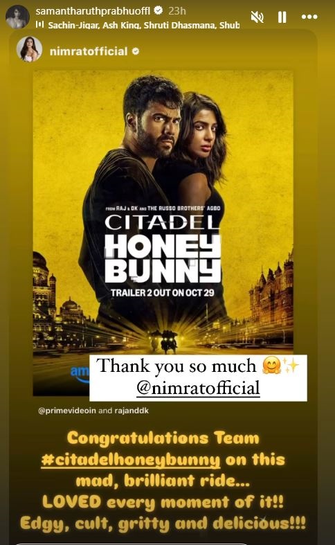 Citadel Honey Bunny First Review: Samantha Ruth Prabhu-Varun Dhawan's Spy Action Series Is 'Edgy, Gritty, And Delicious'