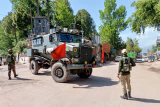 encounter broke out between security forces and militants in Jammu and Kashmir