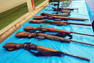 Arms, Ammunition Recovered In Manipur's Tengnoupal District