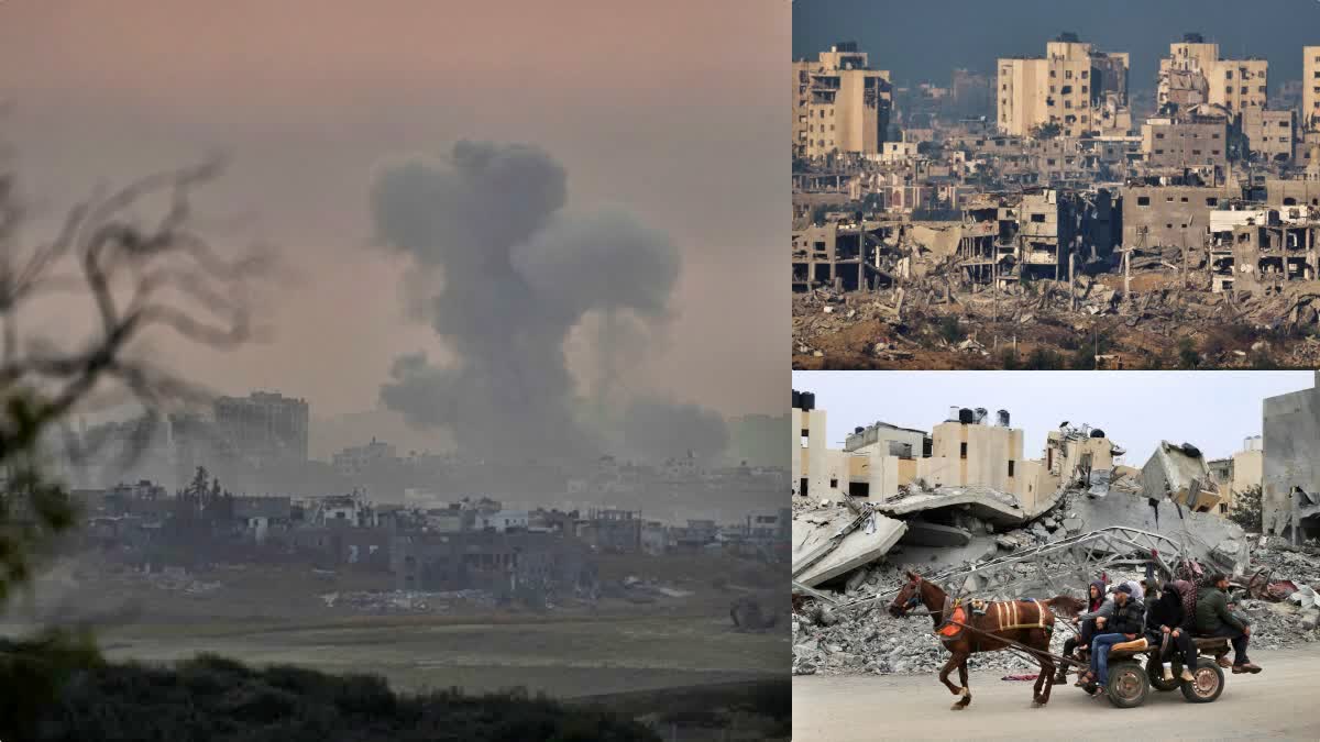 bloody new phase of the war  Israel moves into Gaza second largest city  d intensifies strikes in bloody  Israel gaza war  ರಕ್ತಸಿಕ್ತವಾದ ಖಾನ್​ ಯೂನಿಸ್​ ನಗರ  ತೀವ್ರಗೊಂಡ ಬಾಂಬ್​ ದಾಳಿ  ಹೆಚ್ಚಿದ ಸಾವು ನೋವು  ಸುರಂಗಗಳಲ್ಲಿ ನೀರು ತುಂಬಿಸುತ್ತಿರುವ ಇಸ್ರೇಲ್​ Israel Attack On Gaza Today  ಖಾನ್ ಯೂನಿಸ್ ರಕ್ತಸಿಕ್ತ  ಹಮಾಸ್ ಸುರಂಗಗಳಿಗೆ ನೀರು  ಹಮಾಸ್ ಸುರಂಗಗಳಿಗೆ ಇಸ್ರೇಲ್​ ನೀರು