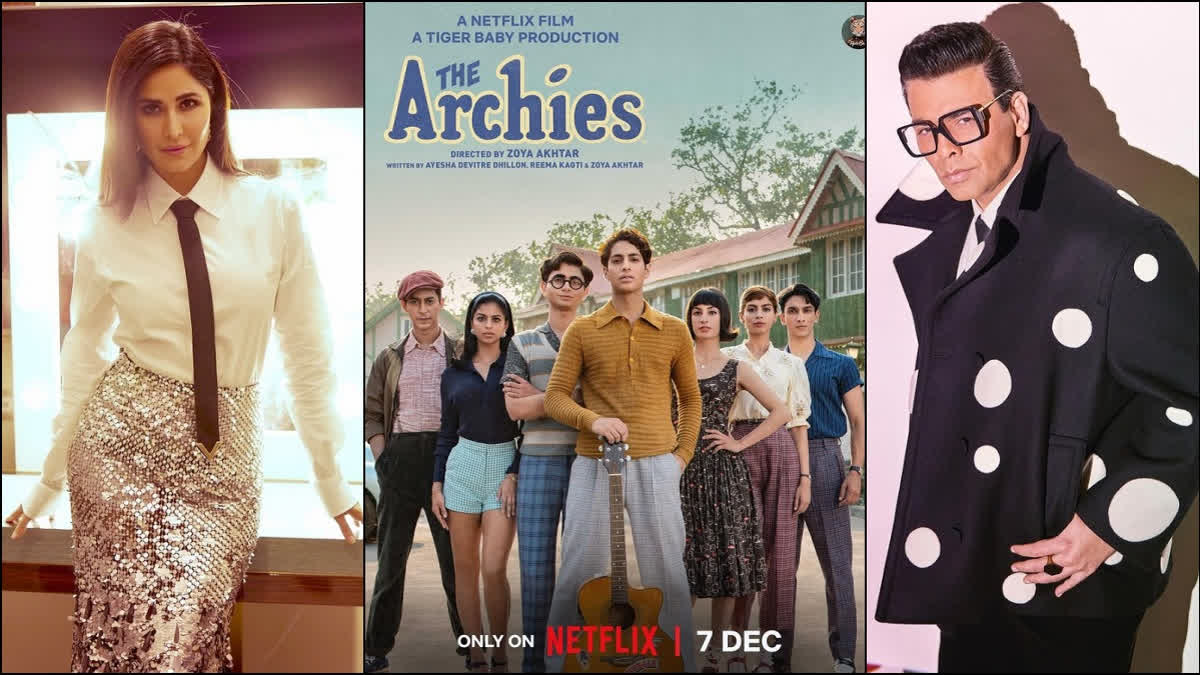 The Archies, starring Suhana Khan, Agastya Nanda, and Khushi Kapoor among others, is all set to release on December 7. Katrina Kaif and Karan Johar took to Instagram to share their heartfelt reviews of the Zoya Akhtar directorial.