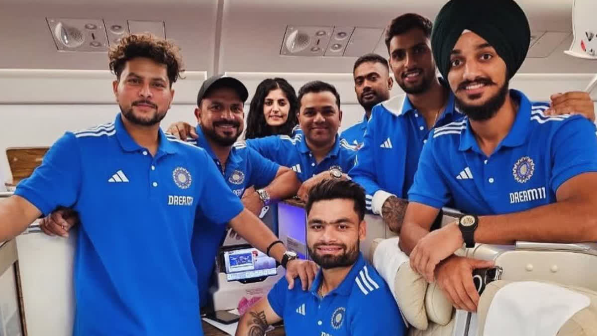 TEAM INDIA LEFT FOR SOUTH AFRICA TOUR FIRST T20 MATCH WILL BE HELD ON 10TH DECEMBER