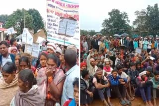 Tribals protest in Kanker