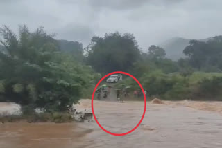 Three Washed Away While Crossing stream