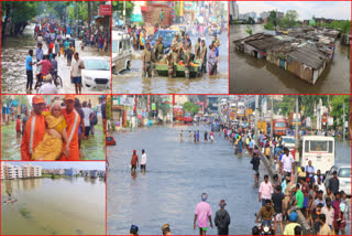 தமிழ்நாட்டில் வடகிழக்கு பருவமழை பெய்து வந்தது. இதைத்தொடர்ந்து, வங்கக்கடலில் உருவான 'மிக்ஜாம் புயல்' தமிழ்நாட்டின் வட கடலோர மாவட்டங்களை புரட்டிப்போட்டது எனலாம்.  குறிப்பாக, சென்னை, திருவள்ளூர், செங்கல்பட்டு, காஞ்சிபுரம், திருவண்ணாமலை, கடலூர், விழுப்புரம், ராணிப்பேட்டை, வேலூர் உள்ளிட்ட மாவட்டங்களில் இப்புயல் மற்றும் அதன் தாக்கத்தால் பெய்த கனமழையால் பொதுமக்கள் கடும் சிரமத்திற்கு ஆளாகினர். இதன்படி, சென்னையில் கொட்டித்தீர்த்த கனமழையால் குடியிருப்பு பகுதிகள் முழுவதும் வெள்ளத்தில் தத்தளித்தன. இதனால், பொதுமக்கள் வெகுவாக பாதிக்கப்பட்ட நிலையில், வெளியில் சென்றால் இடுப்பளவிற்கும் மேலாக மழைநீர் வெள்ளமாக தேங்கி இருப்பதால் வீடுகளுக்குள்ளே முடங்கியிருக்கும் நிலைக்கு தள்ளப்பட்டனர். இதனால், சென்னை மாநகராட்சி மழைநீரை மோட்டார்கள் கொண்டு அகற்றும் பணியில் தீவிரமாக ஈடுபட்டுள்ளனர். இதனிடையே, சென்னை மழைநீர் வடிகால் பணிகள் 97% முடிவடைந்ததாக மாநகராட்சி சார்பில் கூறப்பட்டிருந்த நிலையில், இவ்வளவு தண்ணீர் தேங்குவதற்கான காரணம் என்ன? என பல தரப்பினரும் பல்வேறு கேள்விகளையெழுப்பி வருகின்றனர். சென்னை வேளச்சேரி, பள்ளிக்கரணை, ஒக்கியம் துரைப்பாக்கம் உள்ளிட்டப் பகுதிகளில் வெள்ளத்தால் வீடுகளில் முடங்கியுள்ளவர்களுக்கு ஹெலிகாப்டர் மூலம் உணவுகள் அளிக்கப்பட்டு வருகிறது. இதற்கிடையே, வெள்ளம் சூழ்ந்துள்ளதால் ஏற்பட்ட மின்தடை விரைவில் சரிசெய்யப்படும் எனக் கூறிய அமைச்சர் தங்கம் தென்னரசு, அதுவரை அமைதிகாக்க வேண்டும் என கோரியுள்ளார். இந்த நிலையில், கனமழை மற்றும் வெள்ளப் பாதிப்பால் சென்னையில் ஆங்காங்கே இதுவரையில் 23 பேரும், 311 கால்நடைகள் வரையும் உயிரிழந்த சம்பவமும் அரங்கேறியது.