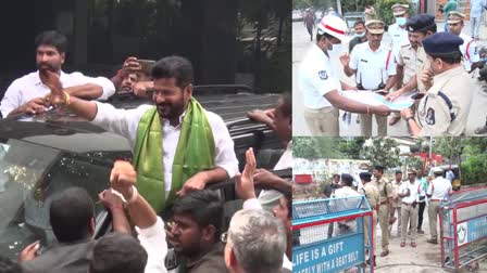 High Security at Revanth Reddy House