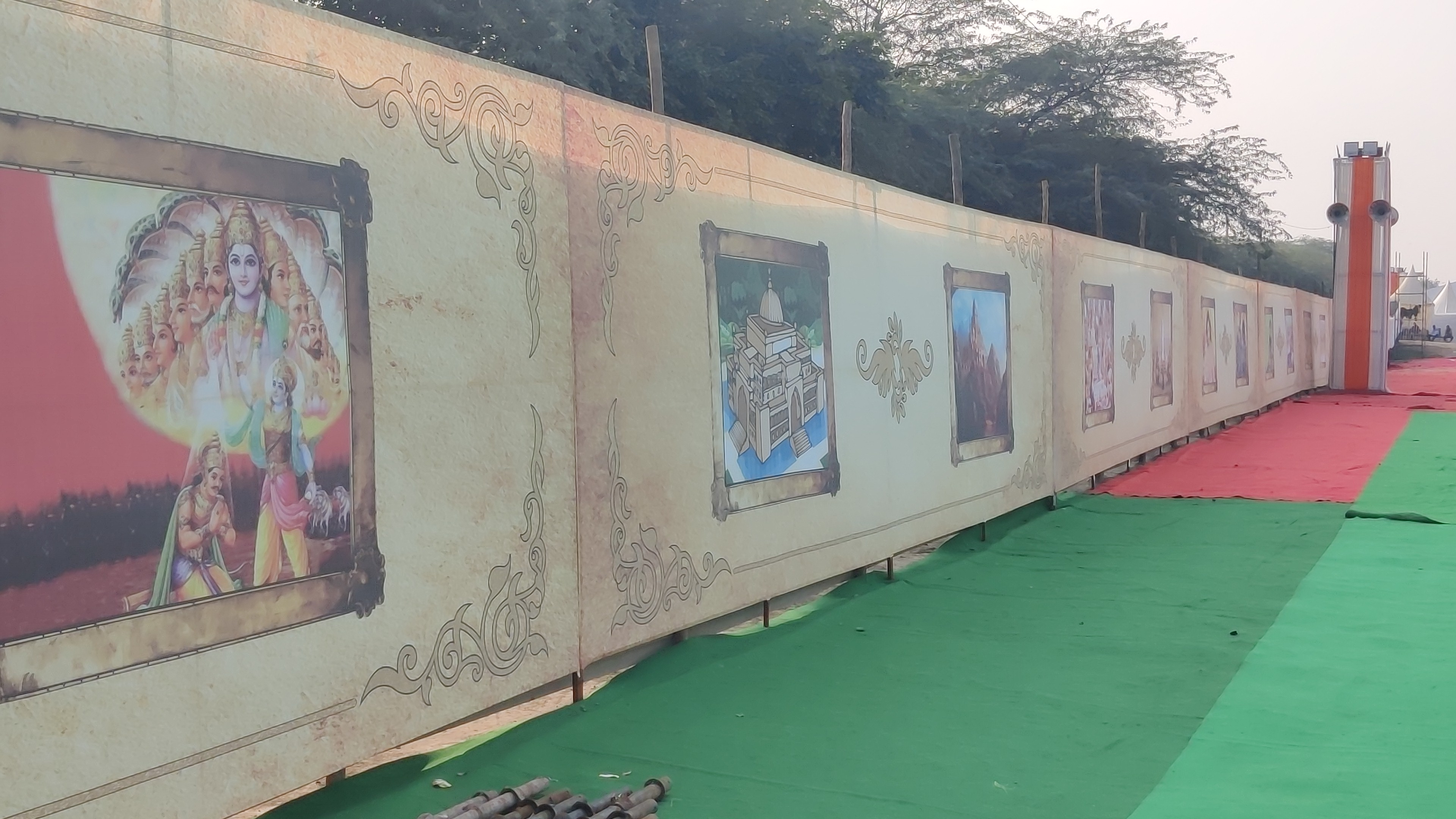 अखिल भारतीय विद्यार्थी परिषद के 69वें अधिवेशन में दिल्ली के ऐतिहासिक नाम इंद्रप्रस्थ के तर्ज पर वास्तु कला और चित्रकला की प्रदर्शनी लगाकर एक नया शहर बसाया जाएगा.