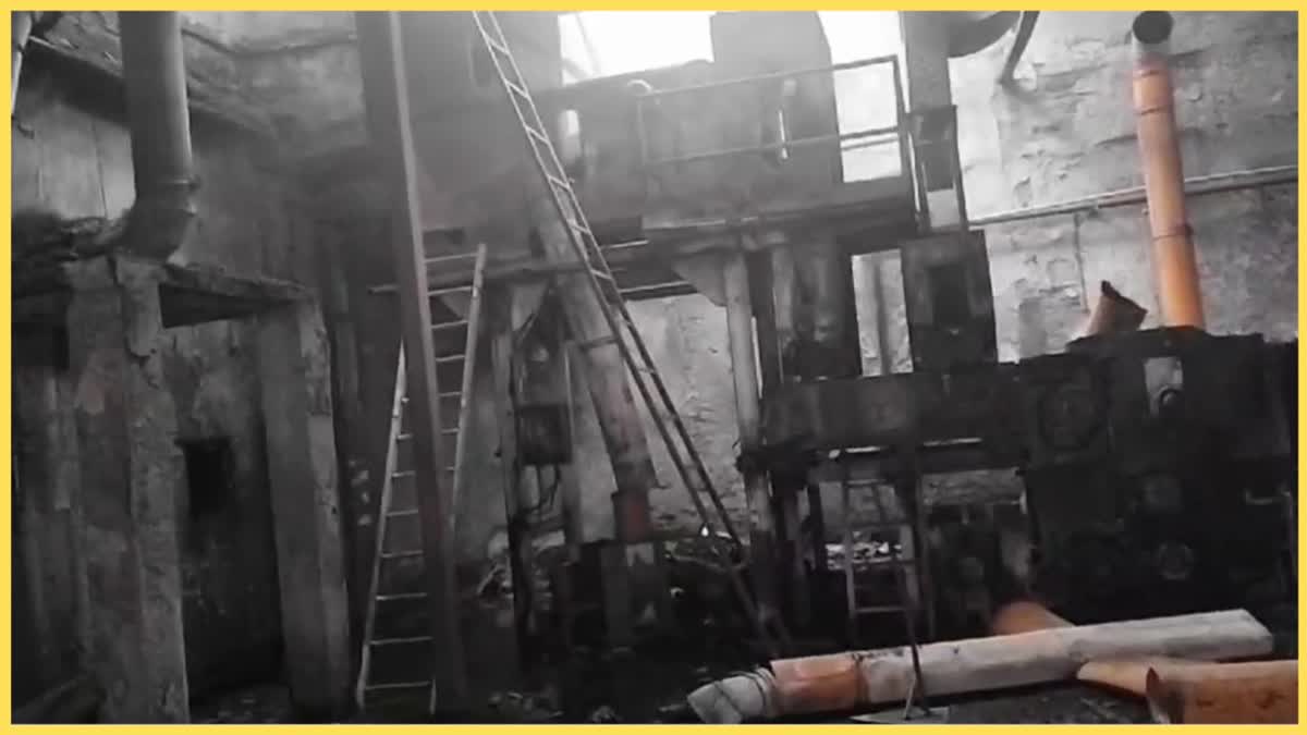 FIRE IN PANIPAT FACTORY