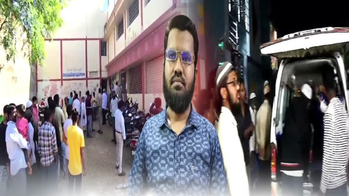 The police detained three students in connection with the suspicious death of teacher Ahmed in the Annamayya district.