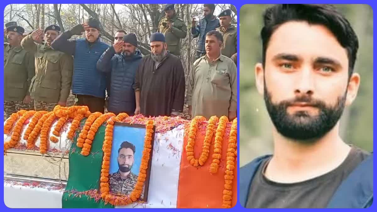 CRPF Jawan Dies Of Heart Attack Laid To Rest In South Kashmir