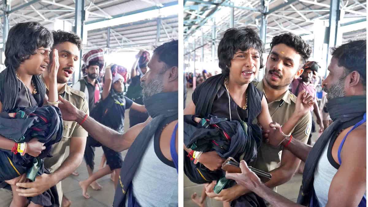 KERALA POLICE IN SABARIMALA  SABARIMALA SANNIDHANAM  കേരള പൊലീസ് റിസ്റ്റ് ബാന്‍ഡ് ശബരിമല  ശബരിമലയില്‍ കൂട്ടംതെറ്റിയാല്‍ സഹായം