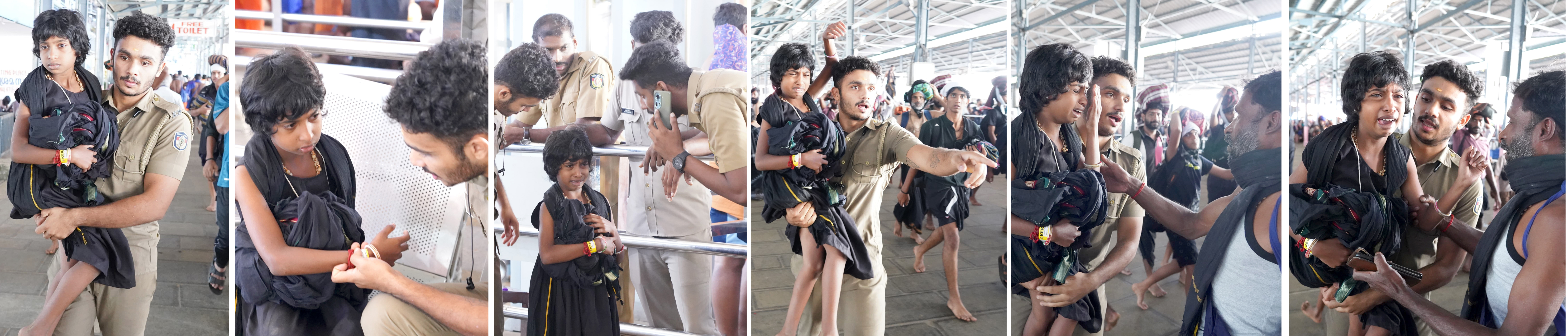 KERALA POLICE IN SABARIMALA  SABARIMALA SANNIDHANAM  കേരള പൊലീസ് റിസ്റ്റ് ബാന്‍ഡ് ശബരിമല  ശബരിമലയില്‍ കൂട്ടംതെറ്റിയാല്‍ സഹായം