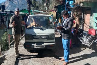 vehicles challans In Haldwani