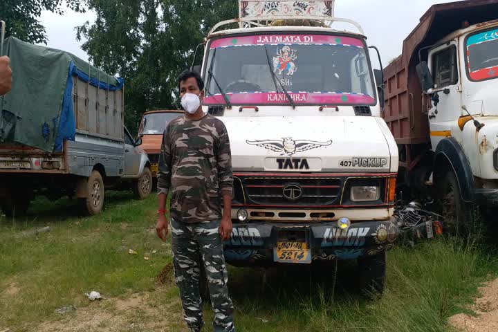 Police recovered stolen truck in Ranchi