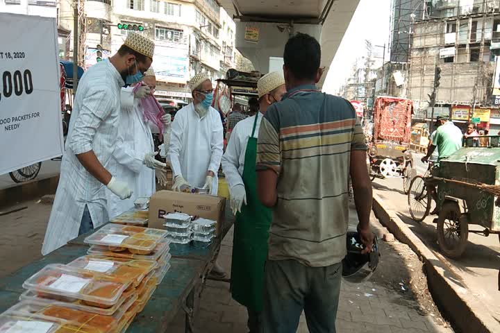 food packet was distribute on occasion of world food day