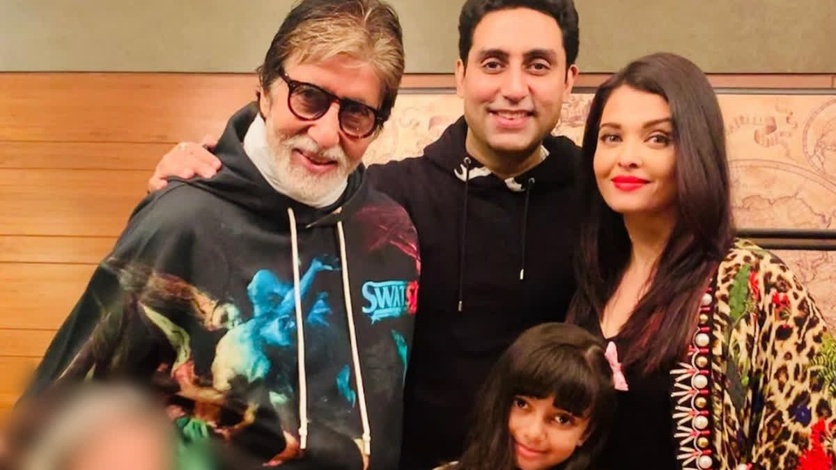 The Bachchan family is the quintessential Bollywood family that is always spotted together to show support for each other's endeavours. The entire Bachchan family, barring Jaya Bachchan, was in attendance at Mumbai's Sardar Vallabhbhai Patel Indoor Stadium on Saturday night. Aishwarya Rai Bachchan, Amitabh Bachchan, and Aaradhya Bachchan were present at the Kabaddi match held in Mumbai.