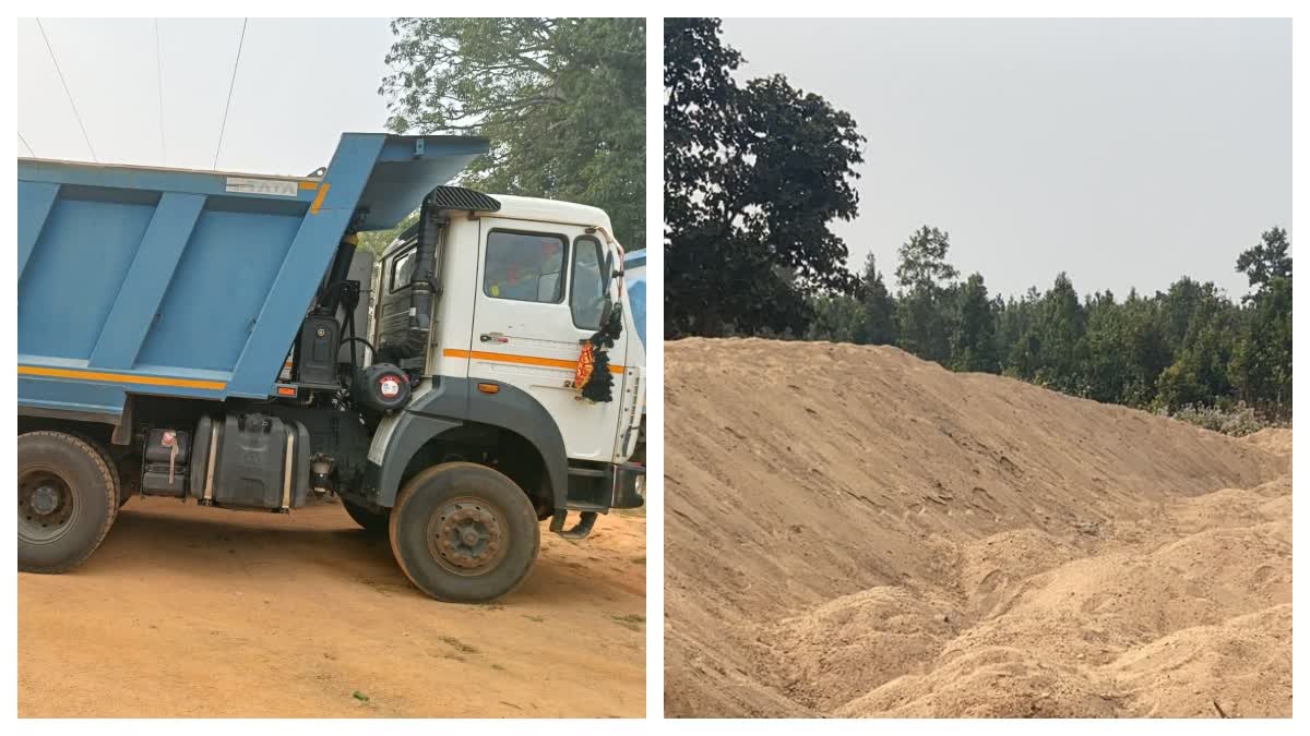 Sand Smuggling In Khunti
