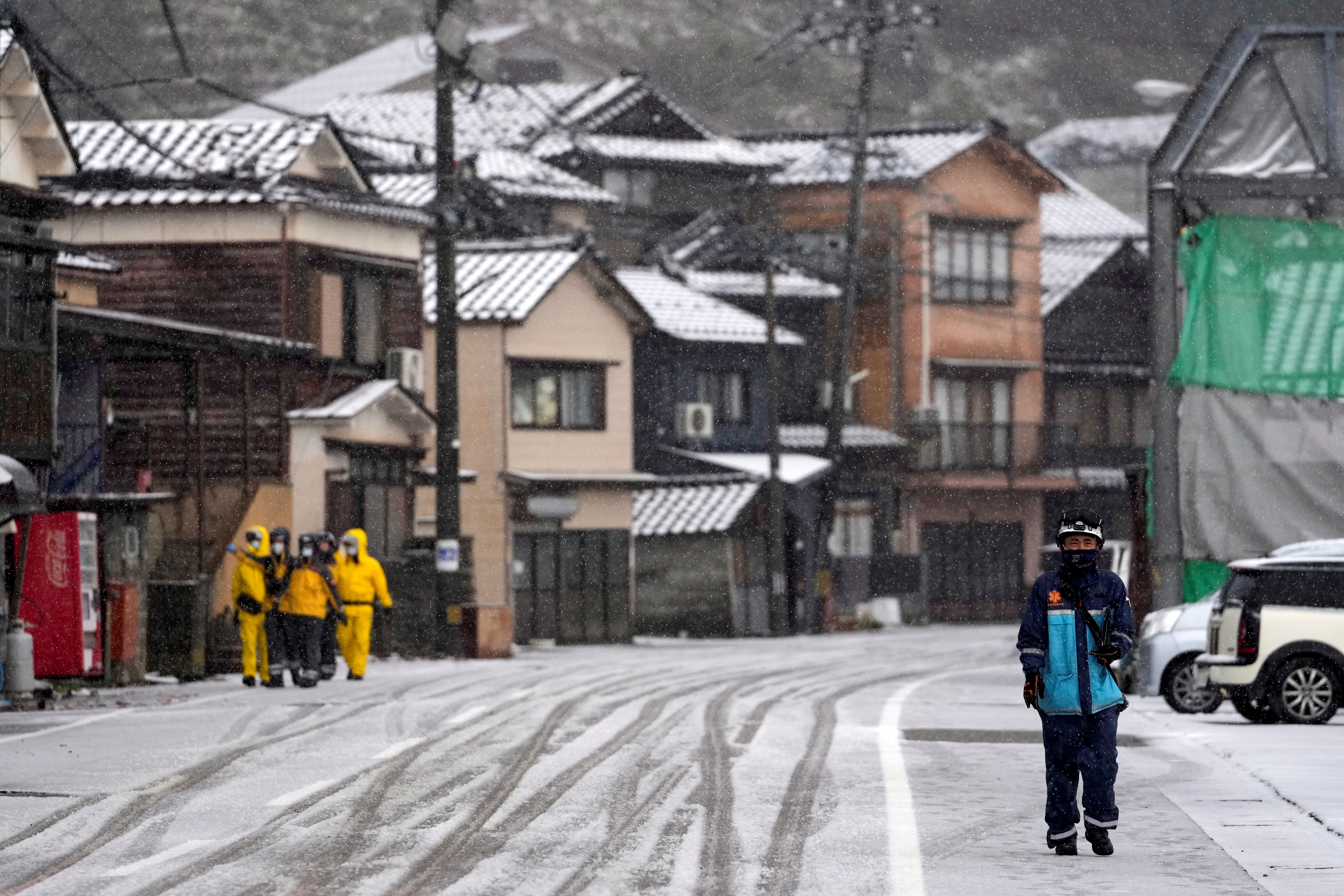 Japan earthquake Old woman rescued