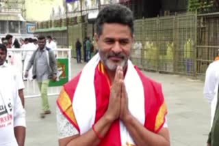 Actor_Prabhu_Deva_Tirumala_Visit