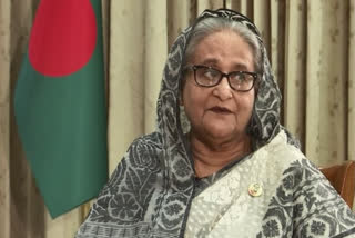 File photo: Bangladesh Prime Minister Sheikh Hasina (Source: ETV Bharat)