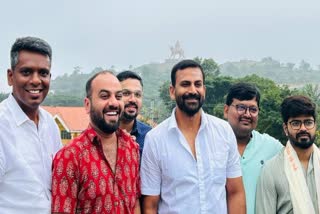 actor-dali-dhananjay-visited-male-mahadeshwar-temple-at-chamarajanagar