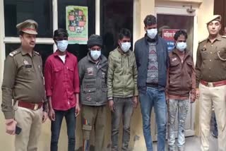 FIVE MEMBERS OF ULLU GANG ARRESTED BY NOIDA POLICE