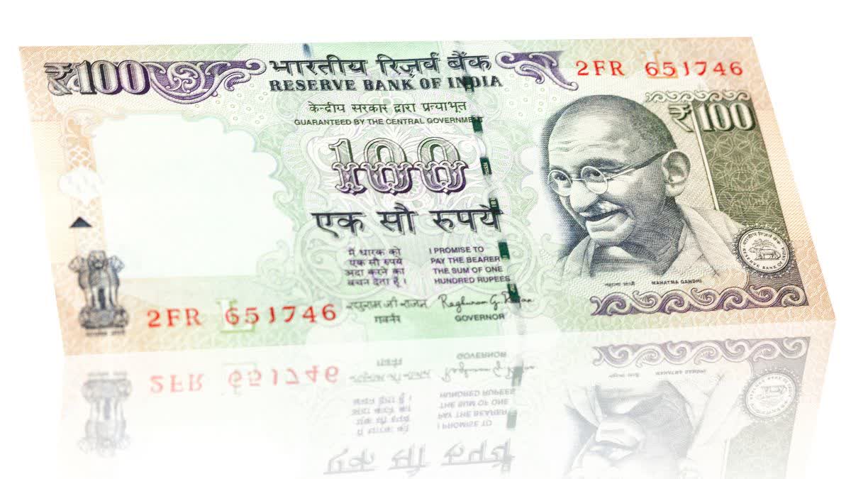 100 RS HAJ NOTE SOLD AT AUCTION