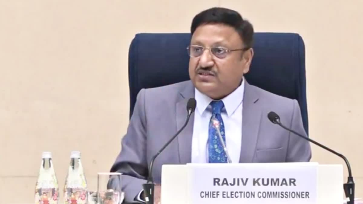 Chief Election Commissioner Rajiv Kumar