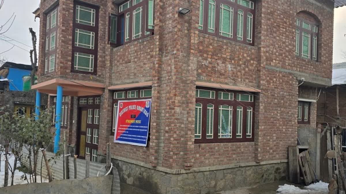 Residential House Worth Rs 1 Crore Attached Under NDPS Act In Anantnag