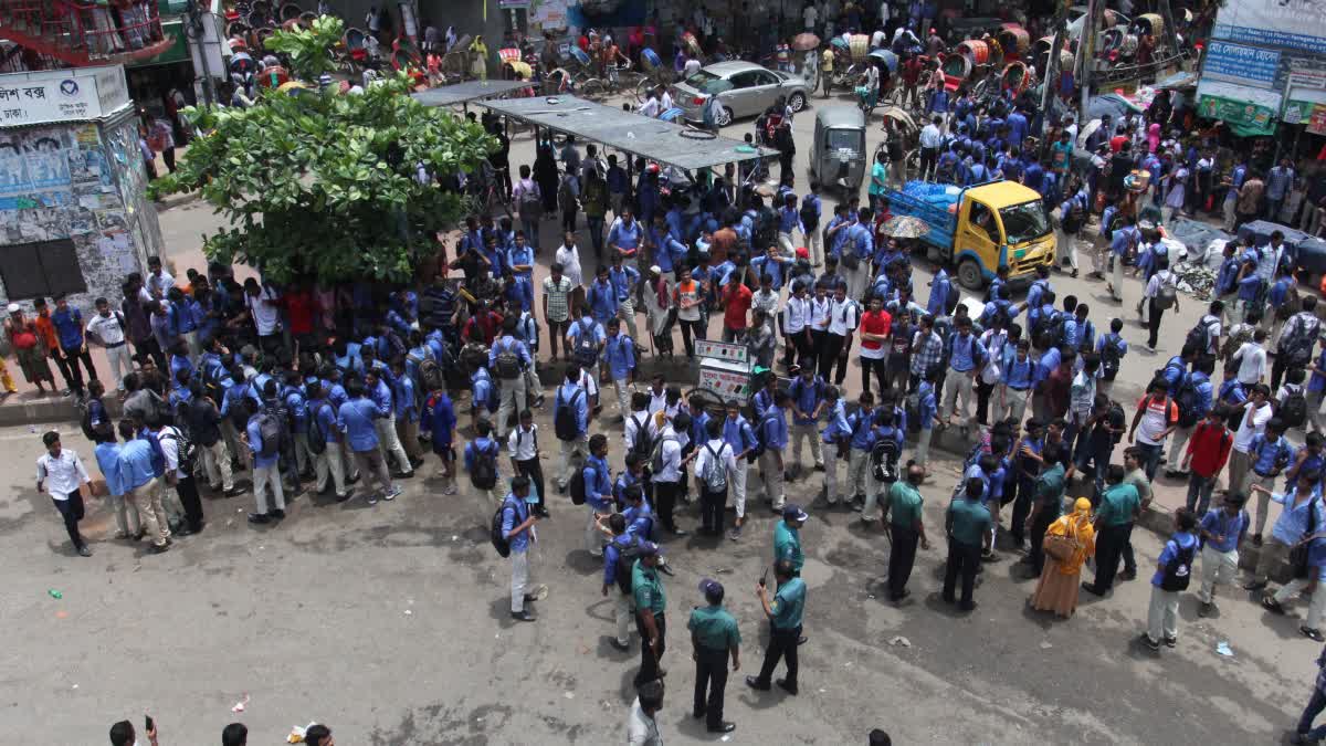 Protest in Bangladesh by Students