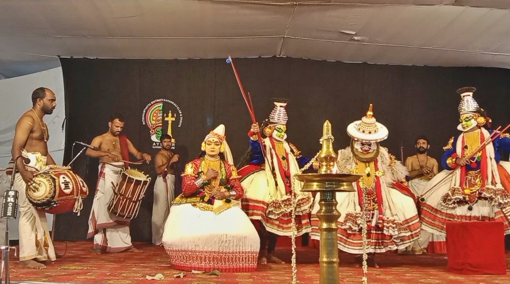 KATHAKALI FESTIVAL ON PAMPA  ലവണാസുരവധം കഥകളി  കഥകളിമേള പമ്പ  KATHAKALI MELA AT AYROOR